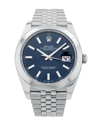 Rolex Datejust 126300 blue dial 41mm Jubilee for sale