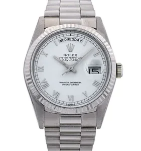 Rolex Day-Date 118206 platinum glacier blue Arabic 36mm President for sale