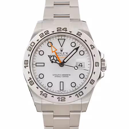 Rolex Explorer II 16570 black dial 40mm Oyster for sale