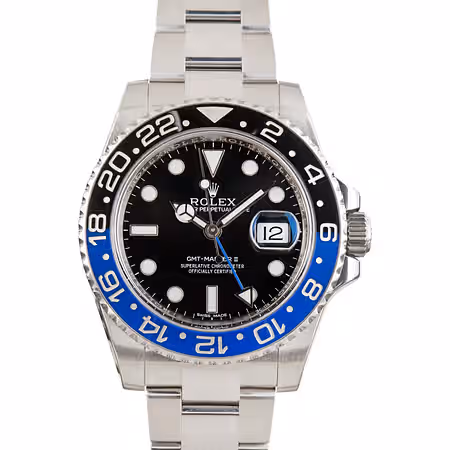 Rolex GMT-Master II 116710BLNR Batman blue black bezel 40mm for sale