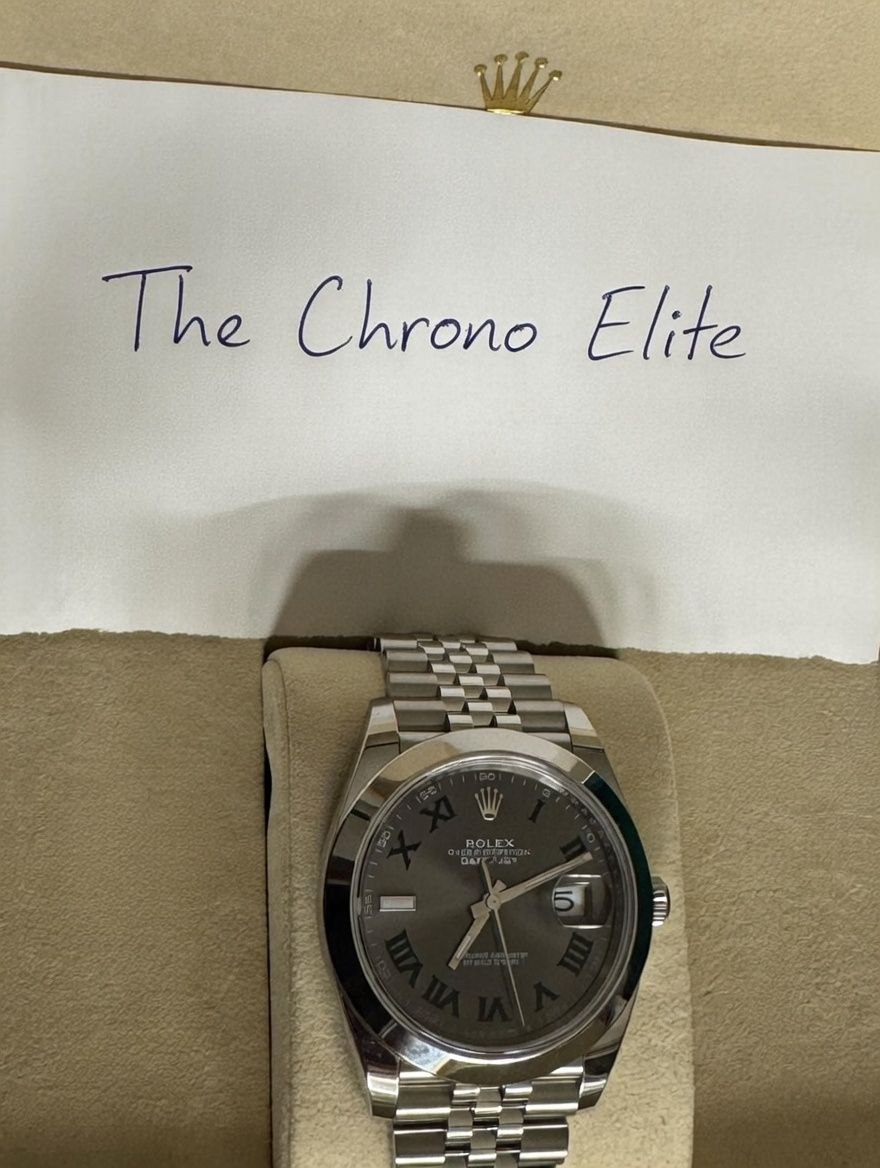 Rolex Datejust 41mm Wimbledon dial smooth bezel Jubilee for sale