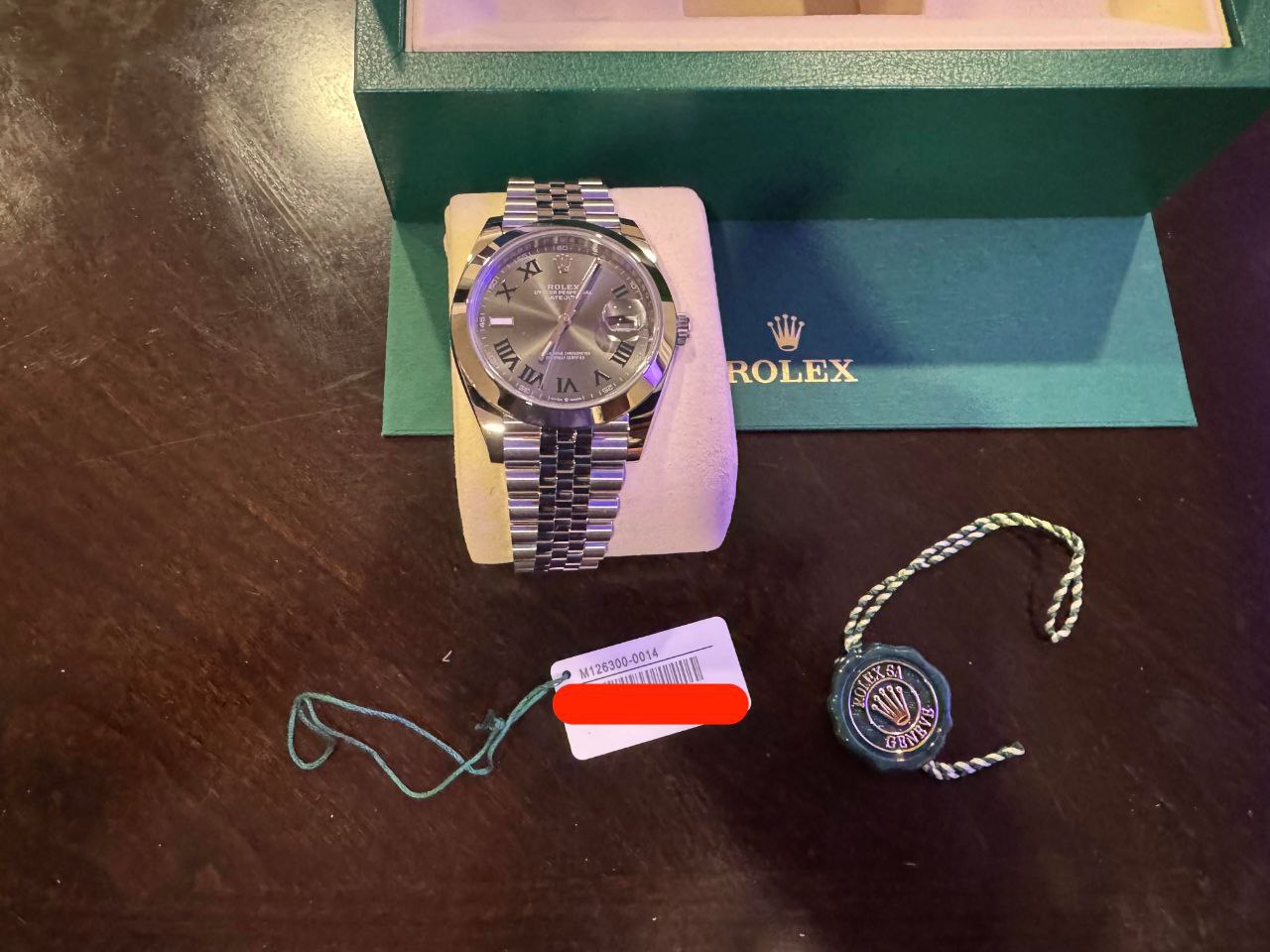 Rolex Datejust 41mm Wimbledon dial smooth bezel Jubilee for sale