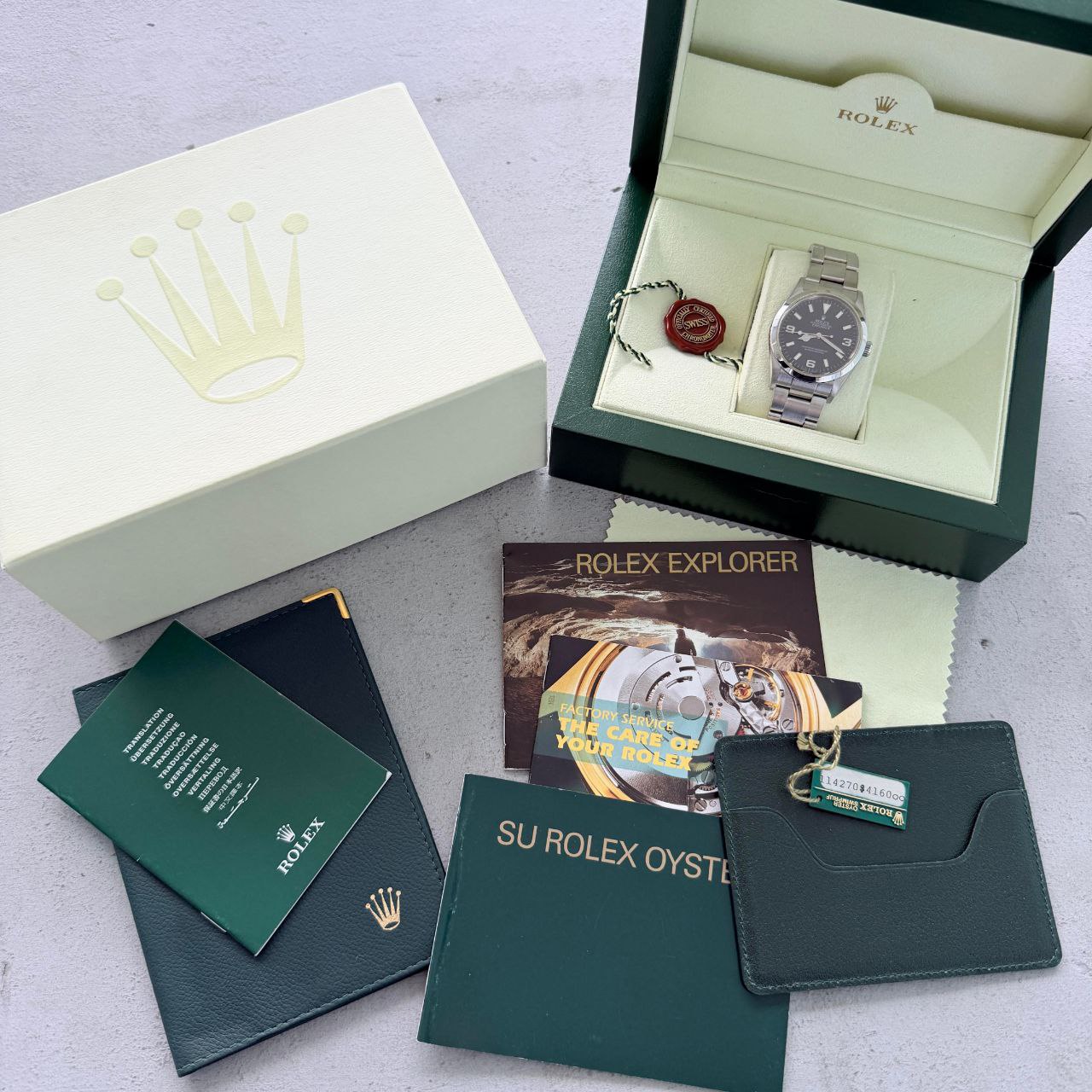 Rolex Air-King 114270 black dial 36mm Oyster for sale