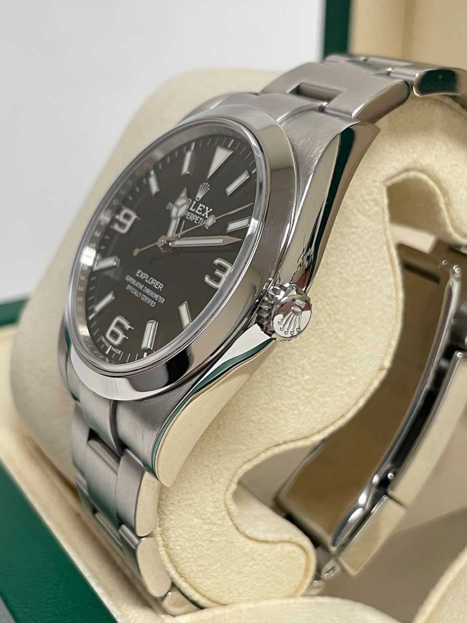 Rolex Explorer 214270 black dial 39mm Oyster for sale