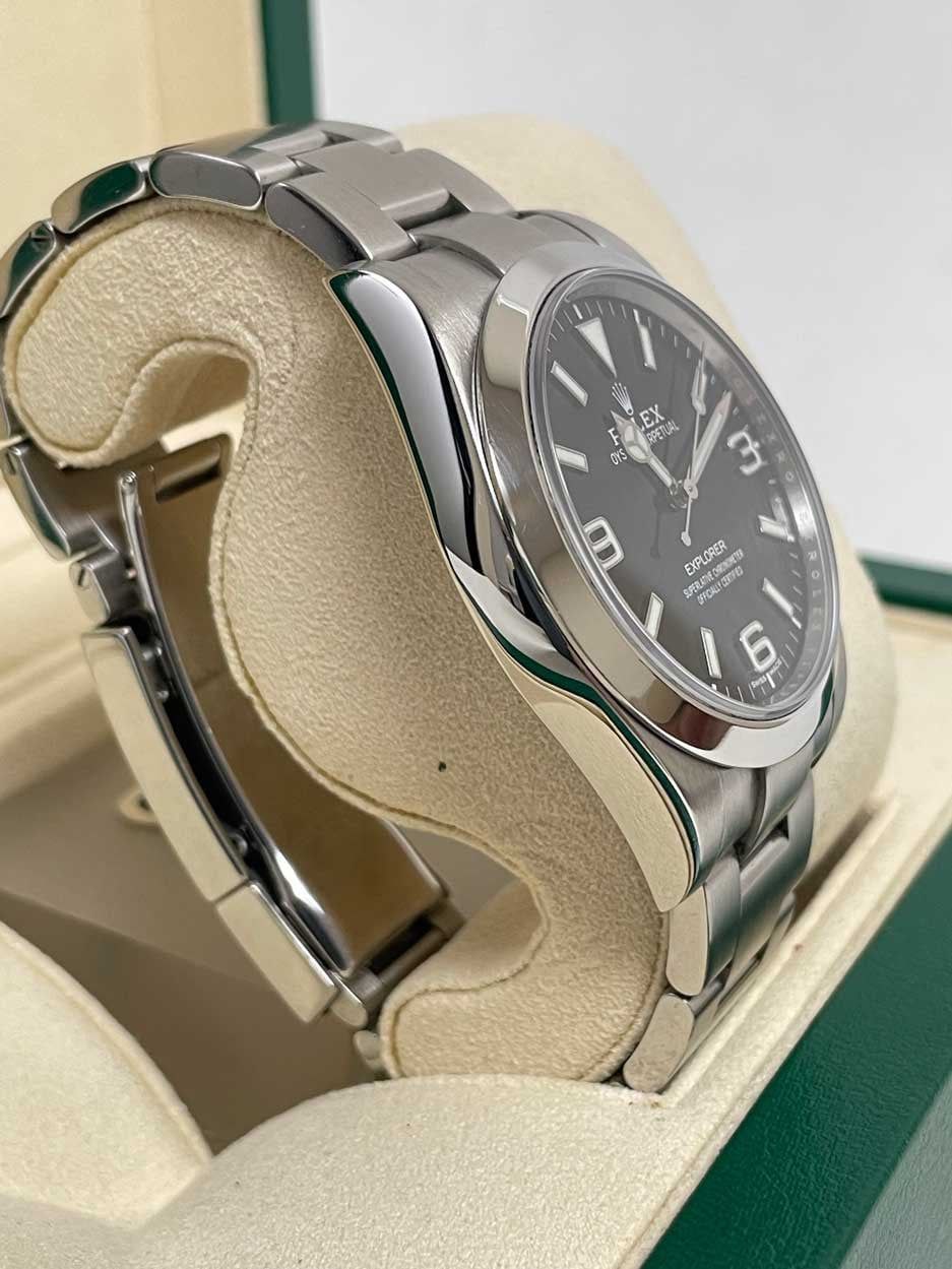 Rolex Explorer 214270 black dial 39mm Oyster for sale