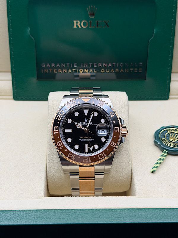 2025 Rolex GMT-Master II 126711CHNR Root Beer brown black bezel for sale