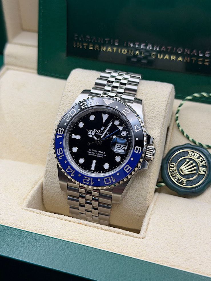 Rolex GMT-Master II 126710BLNR Batgirl blue black bezel 2024 for sale