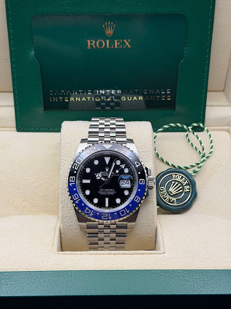 Rolex GMT-Master II 126710BLNR Batgirl blue black bezel 2024 for sale