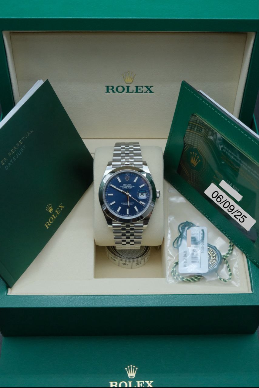 Rolex Datejust 126300 blue dial 41mm Jubilee for sale