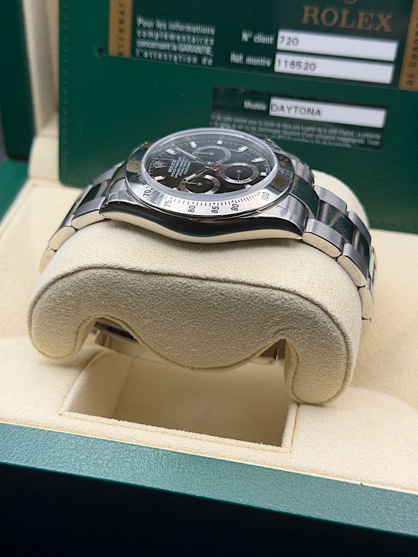 Rolex Daytona 116520 black dial 40mm steel for sale