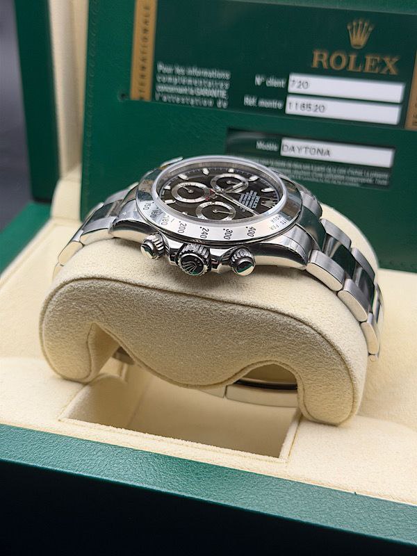 Rolex Daytona 116520 black dial 40mm steel for sale