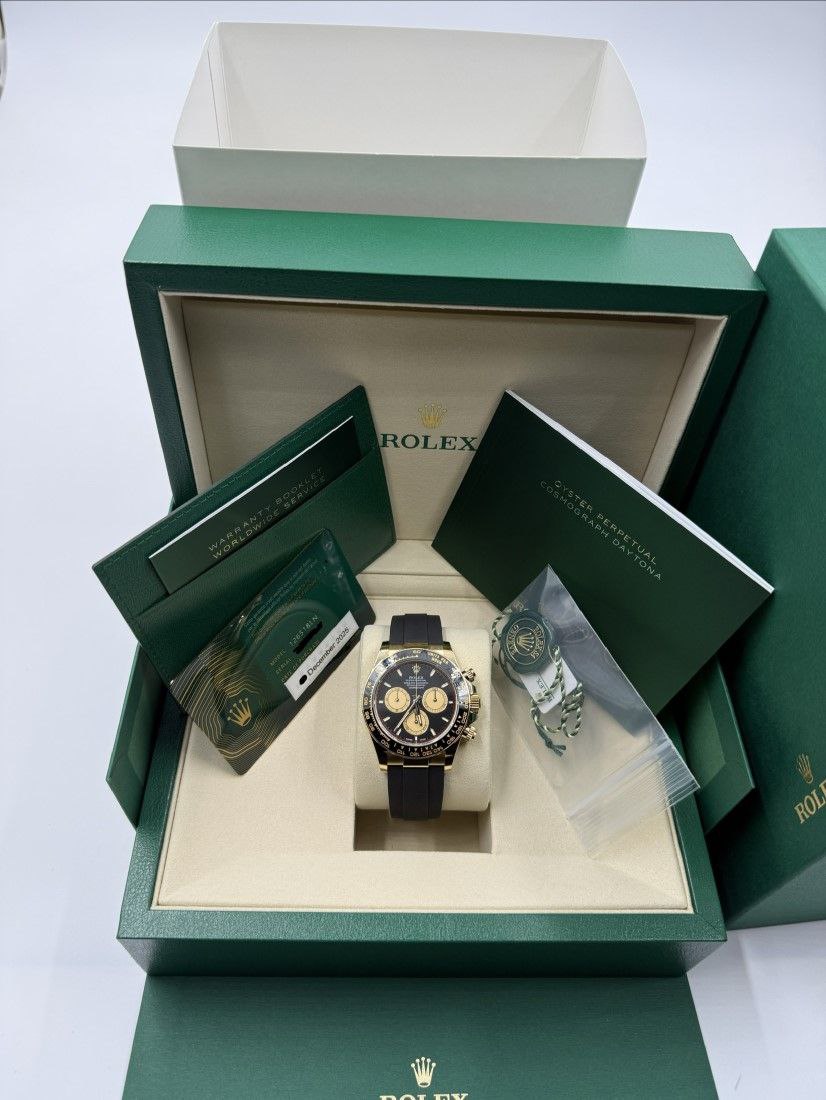 Rolex Daytona 126518LN yellow gold black dial 2025 for sale