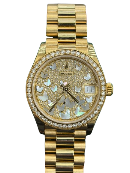 Rolex 278288RBR heart motif diamond dial Everose gold for sale