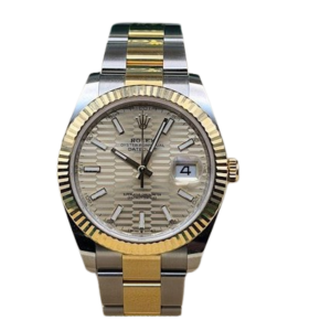 Rolex Datejust 126333 fluted motif dial two-tone 41mm Jubilee for sale