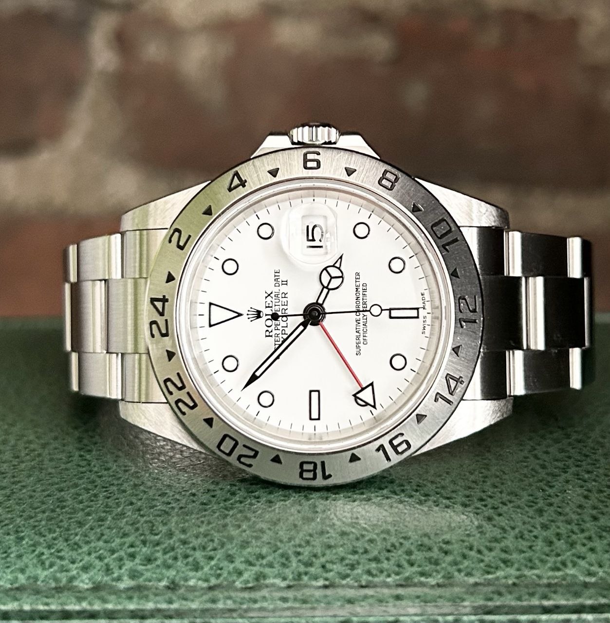 Rolex Explorer II 16570 black dial 40mm Oyster for sale