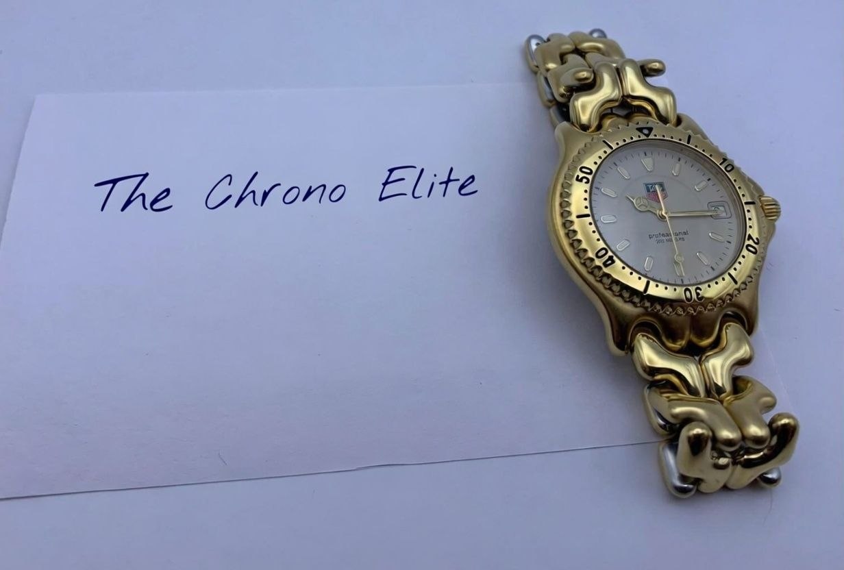 TAG Heuer Professional WG1130-K0 gold 200m for sale