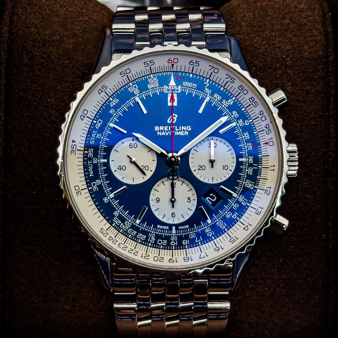 Breitling Navitimer 1 B01 AB0127211C1A1 chronograph steel for sale