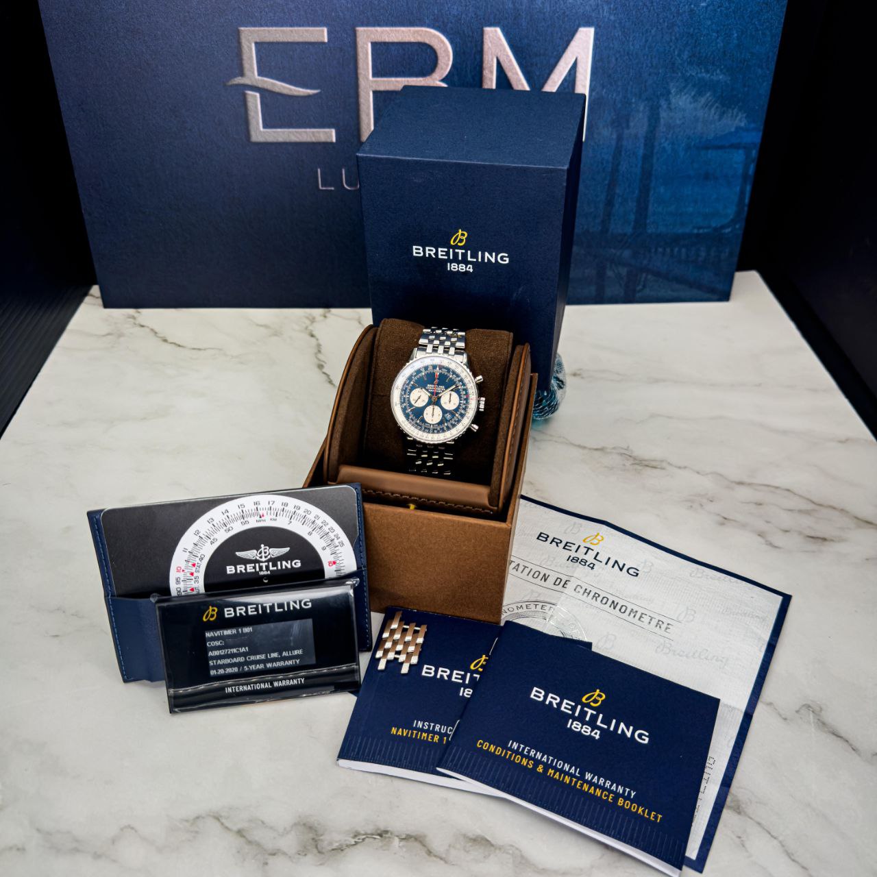 Breitling Navitimer 1 B01 AB0127211C1A1 chronograph steel for sale