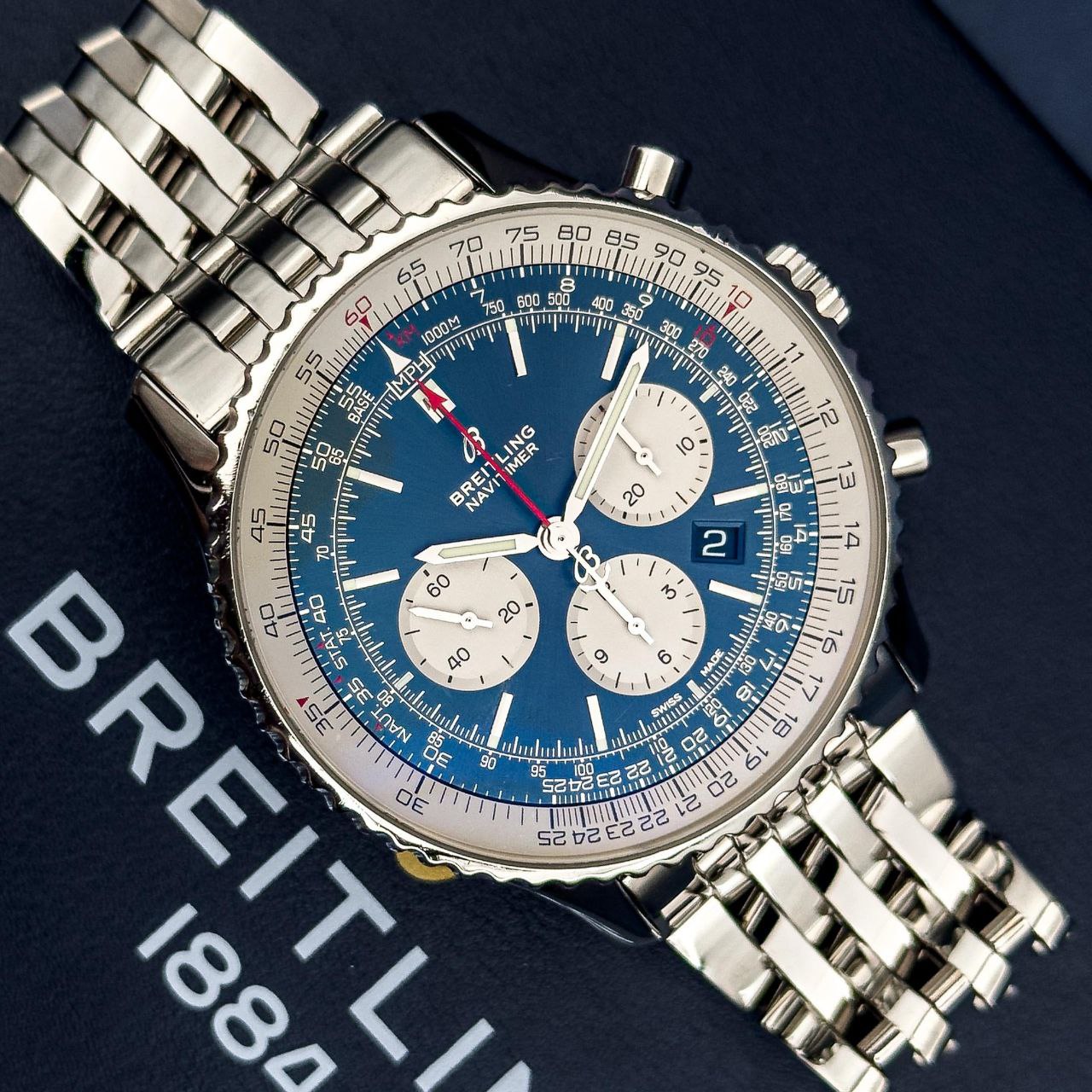 Breitling Navitimer 1 B01 AB0127211C1A1 chronograph steel for sale