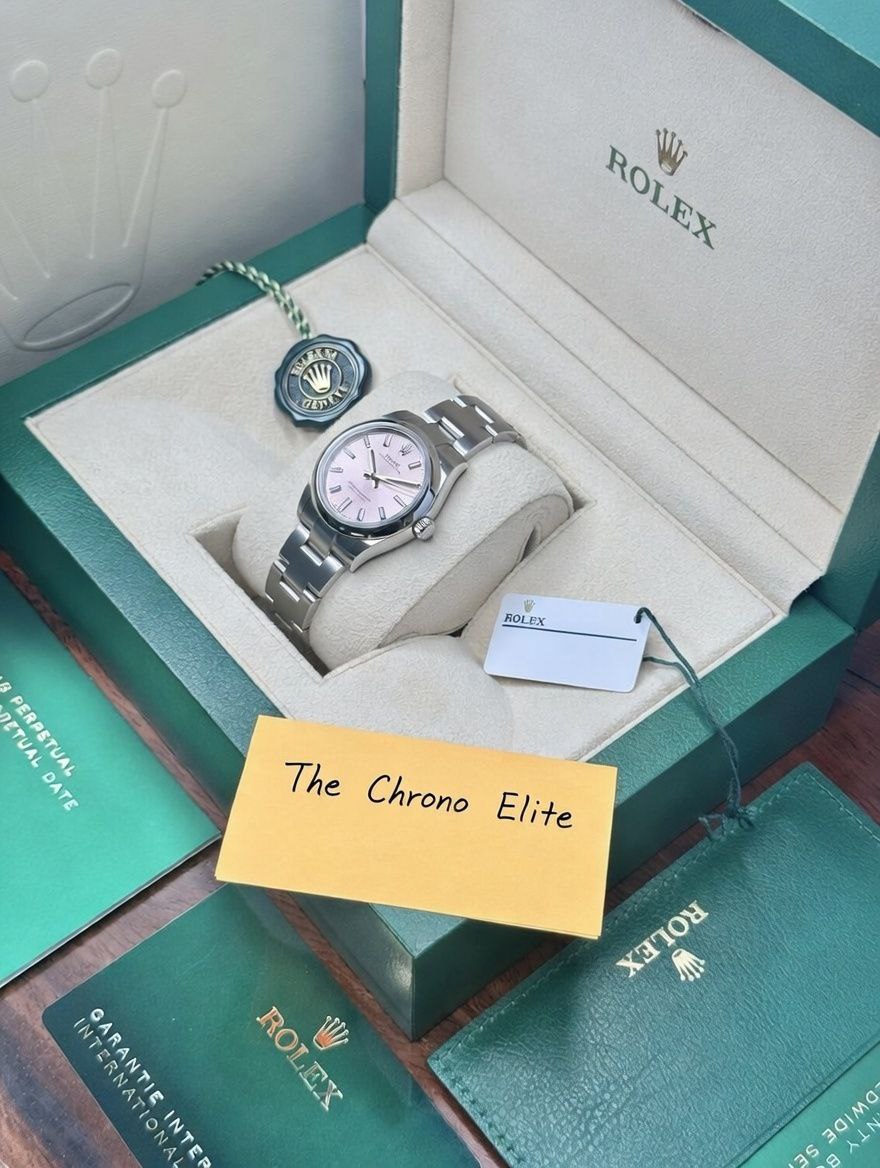 Rolex Oyster Perpetual 277200 pink dial 31mm Oyster for sale
