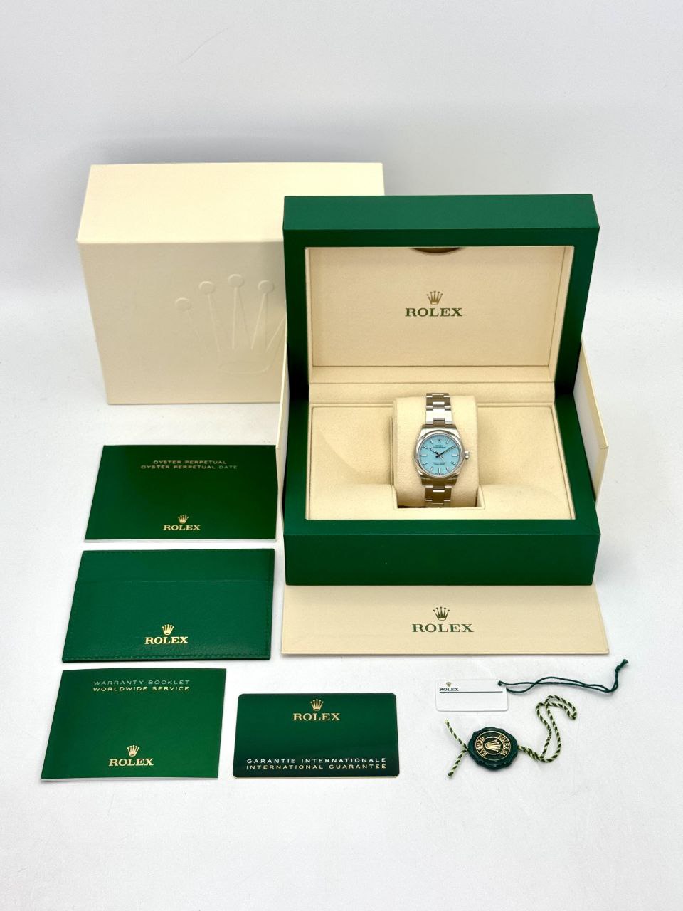Rolex Oyster Perpetual 277200 turquoise dial 31mm Oyster for sale