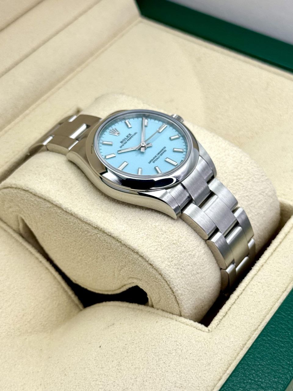 Rolex Oyster Perpetual 277200 turquoise dial 31mm Oyster for sale