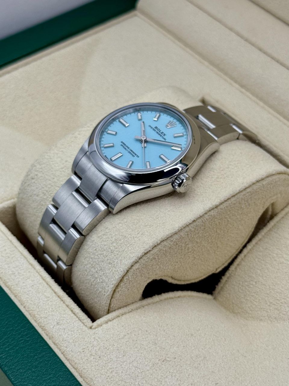 Rolex Oyster Perpetual 277200 turquoise dial 31mm Oyster for sale