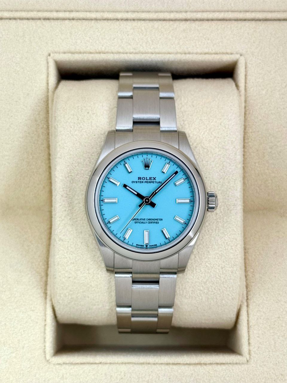 Rolex Oyster Perpetual 277200 turquoise dial 31mm Oyster for sale