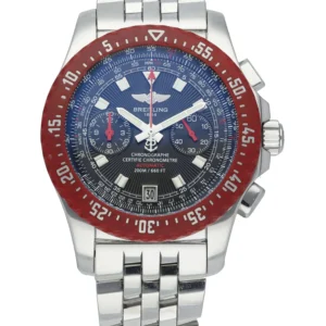 Breitling Skyracer Raven A27363 Red Bezel Chronograph