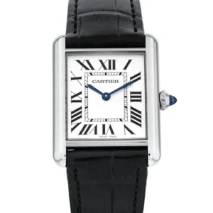 Cartier Tank Must WSTA0041 White Dial Roman Numerals Steel for sale
