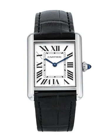 Cartier Tank Must WSTA0041 White Dial Roman Numerals Steel for sale