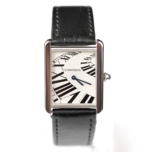 Cartier Tank Solo Large 3169 White Dial Roman Numerals Steel for sale
