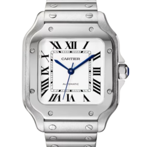 Cartier Santos Medium WSSA0029 White Dial Roman Numerals for sale