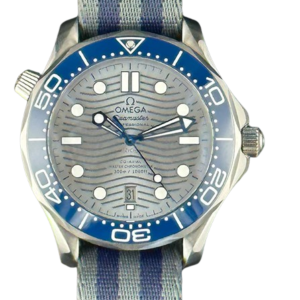 Omega Seamaster Professional 300M Wave Dial Blue Bezel for sale