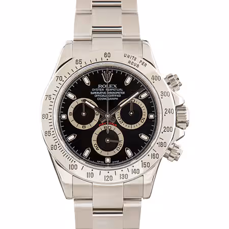 Rolex Daytona 116520 black dial 40mm steel for sale