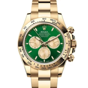 Rolex Daytona 126508-0008 yellow gold green dial 2025 for sale