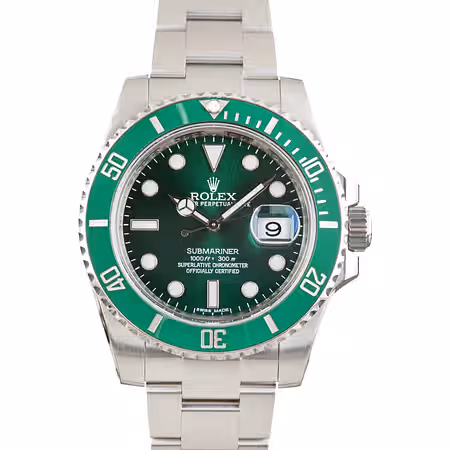 Rolex Submariner 116610LV Hulk Green Dial & Bezel 40mm for sale