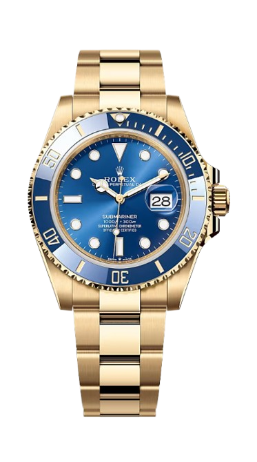 Rolex Submariner Date 126618LB Yellow Gold Blue Dial 41mm for sale