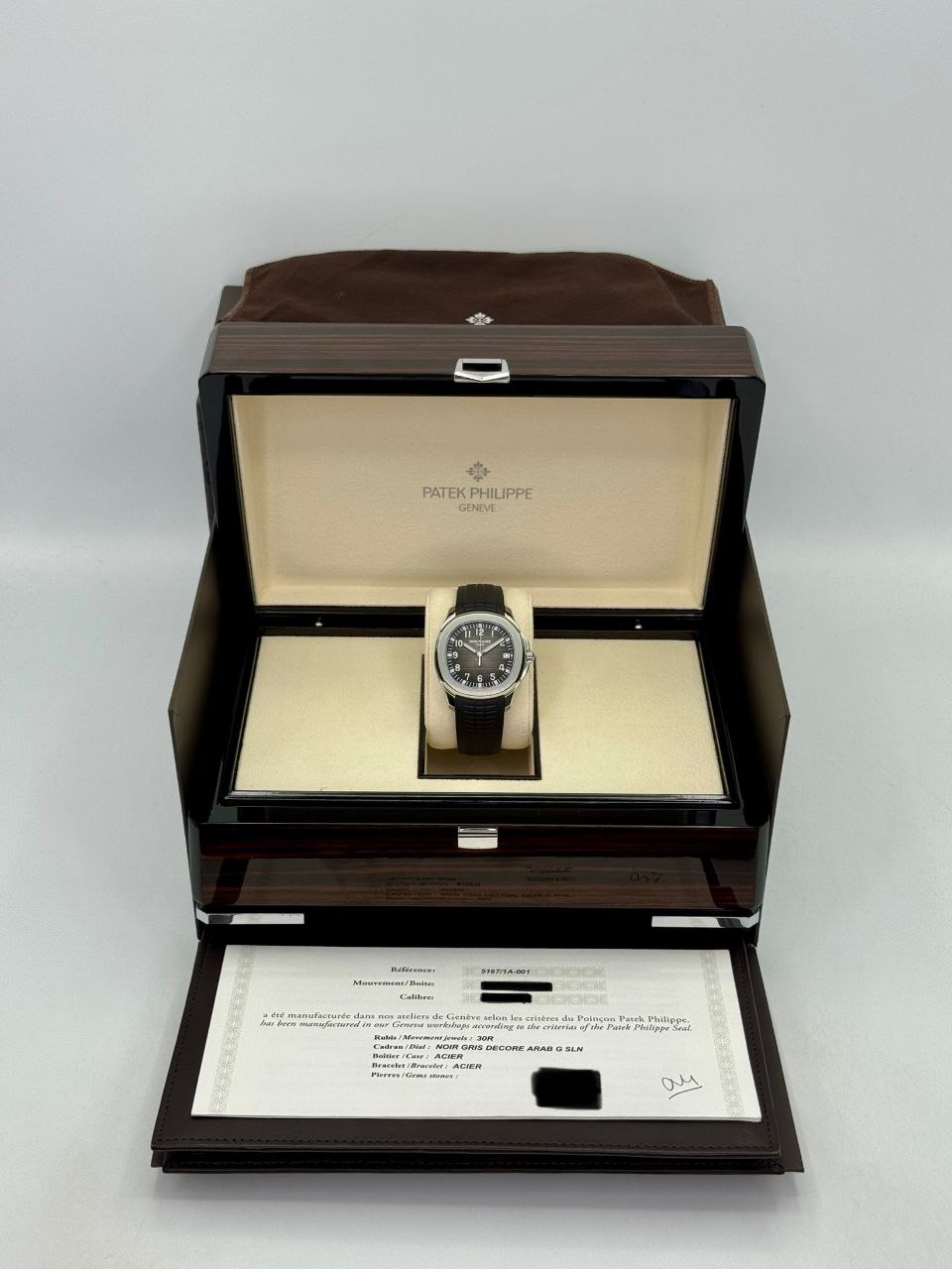 Patek Philippe Aquanaut 5167/1A-001 Black Tropical Dial 2022 for sale