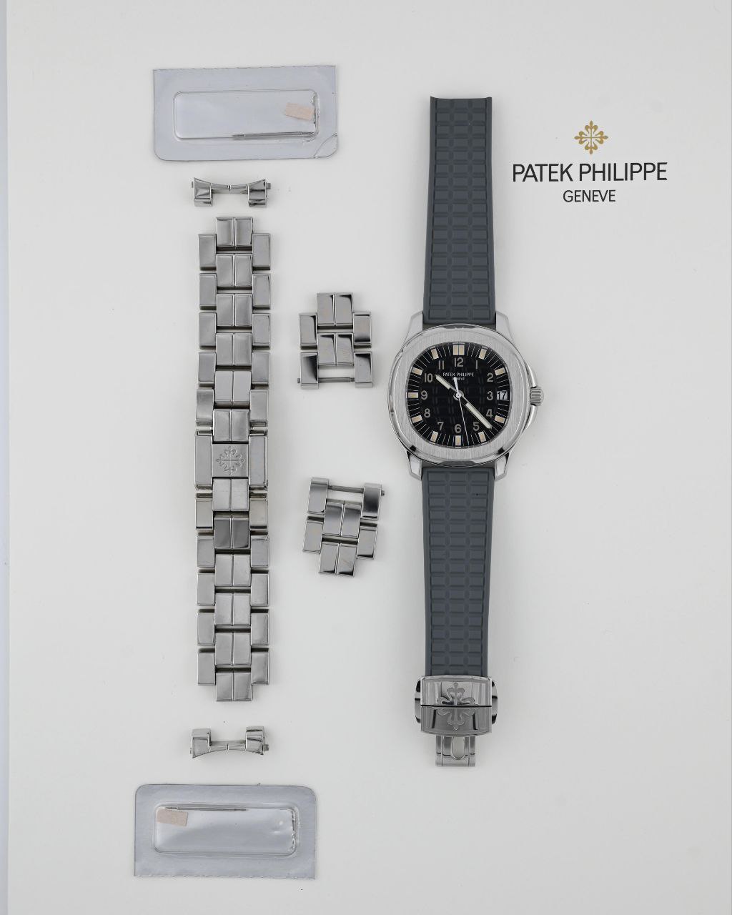 Patek Philippe Aquanaut 5065A Black Tropical Dial Rubber Vintage for sale