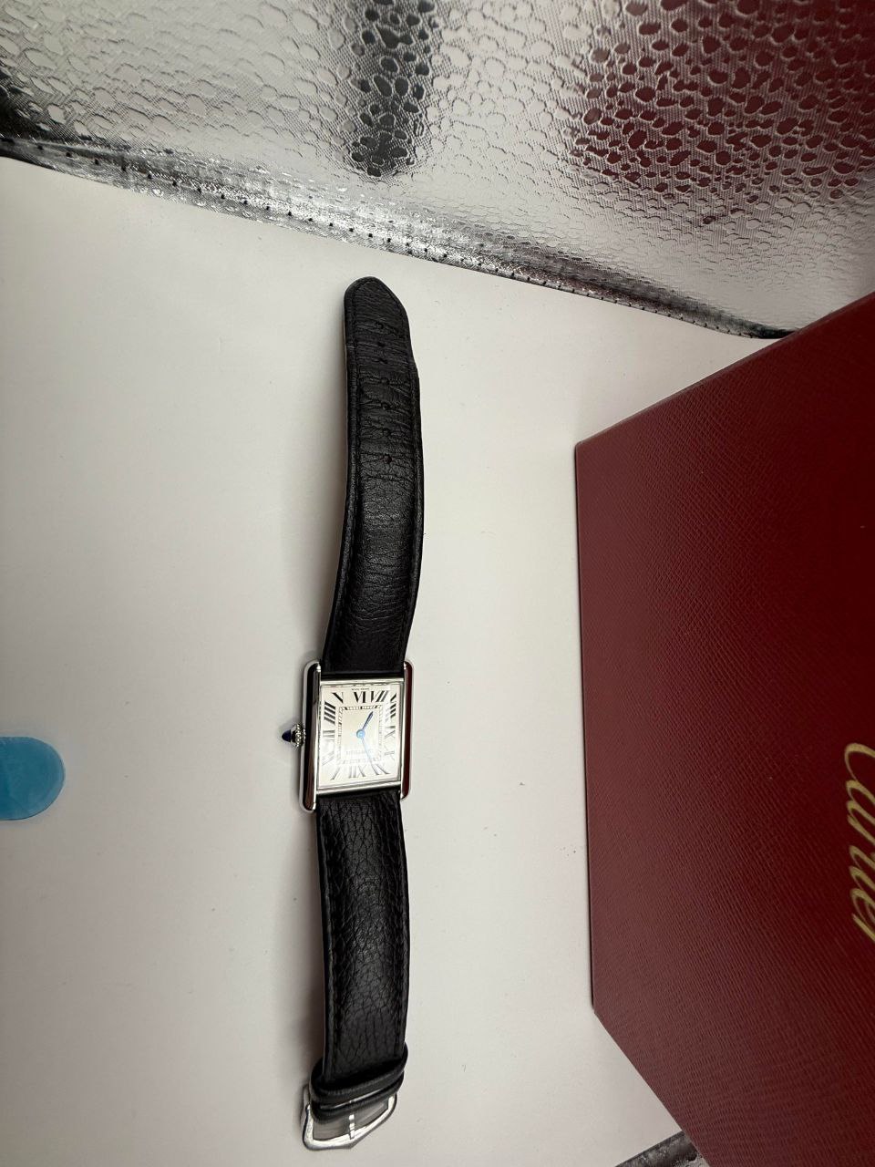 Cartier Tank Must WSTA0041 White Dial Roman Numerals Steel for sale