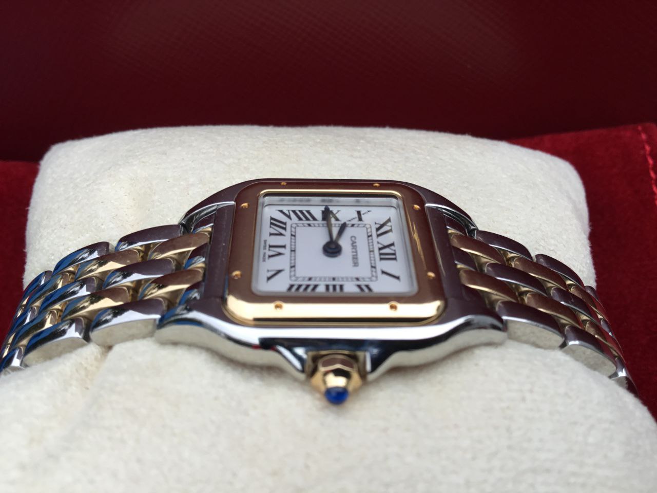 Cartier Panthère W2PN0006 Two-Tone Yellow Gold White Dial for sale