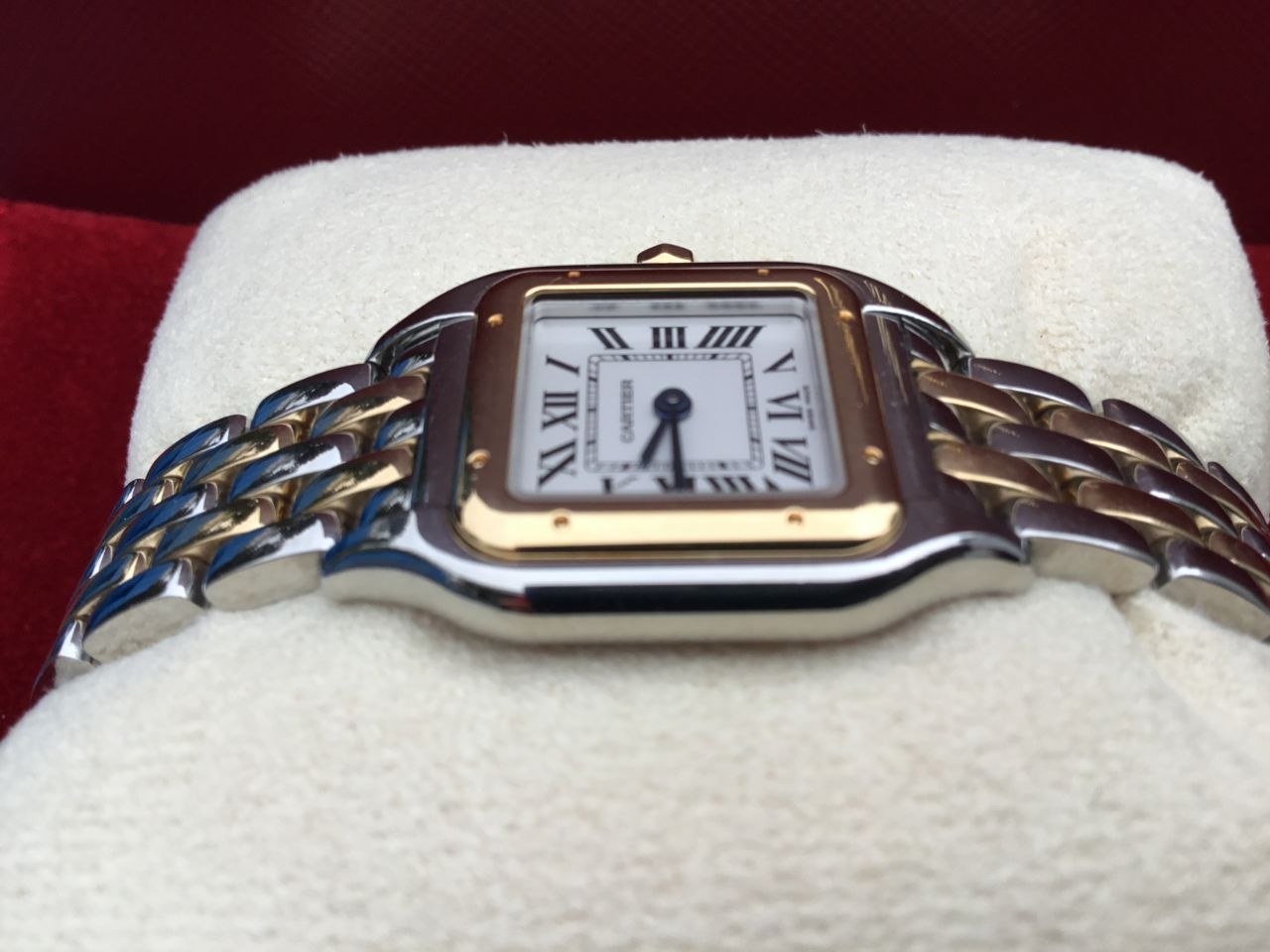 Cartier Panthère W2PN0006 Two-Tone Yellow Gold White Dial for sale
