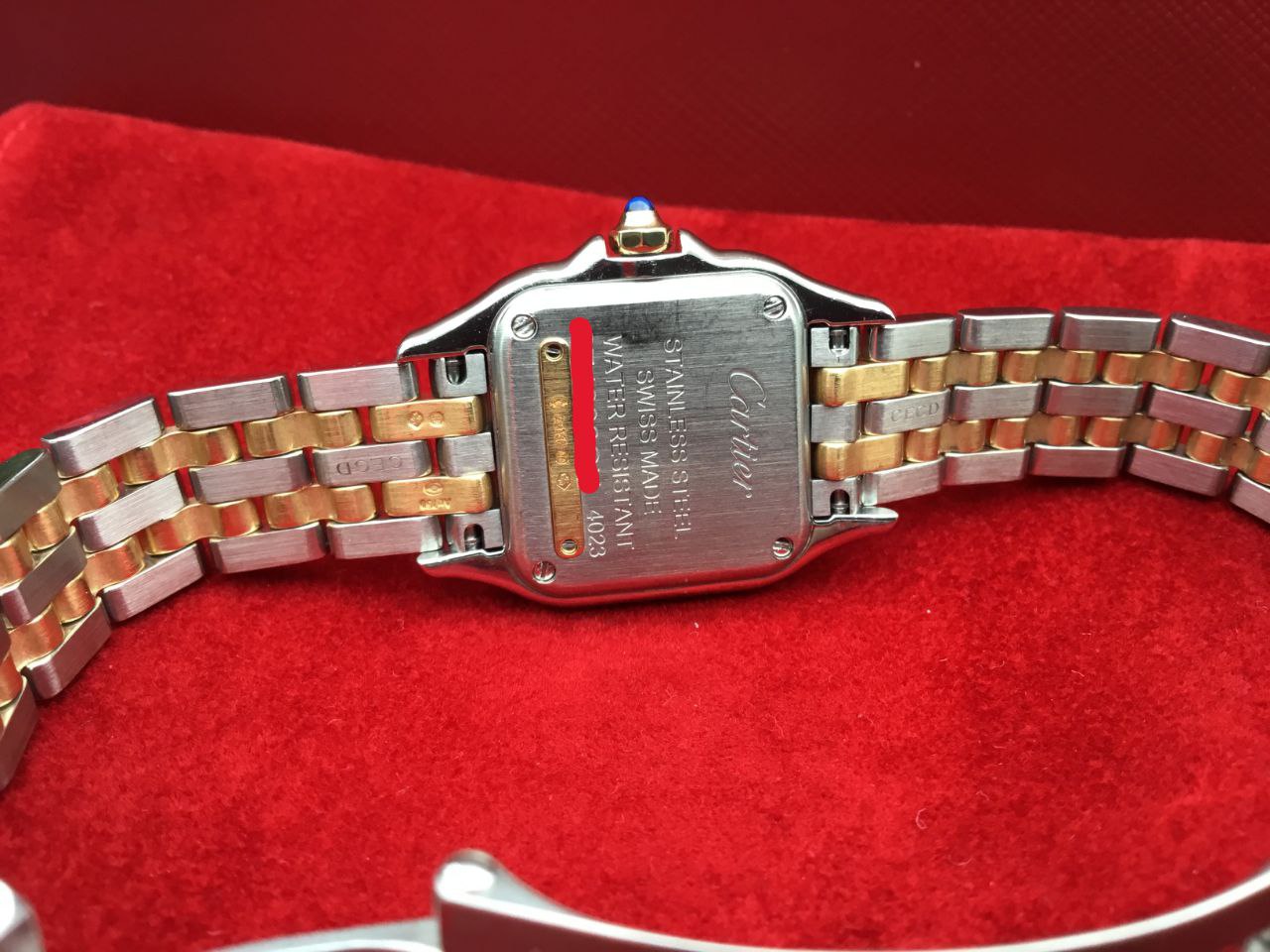 Cartier Panthère W2PN0006 Two-Tone Yellow Gold White Dial for sale