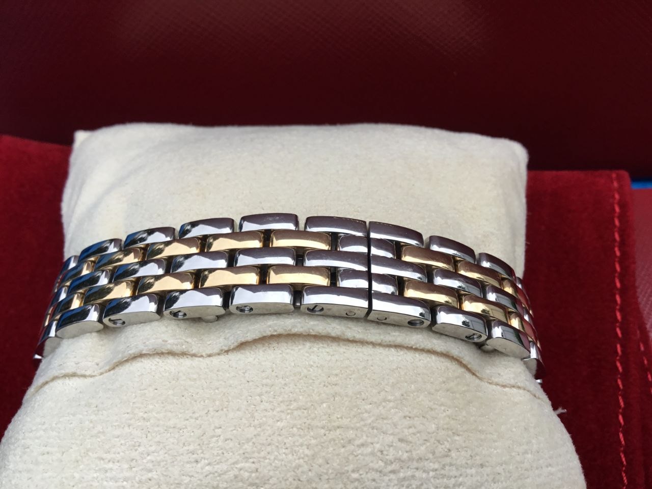 Cartier Panthère W2PN0006 Two-Tone Yellow Gold White Dial for sale