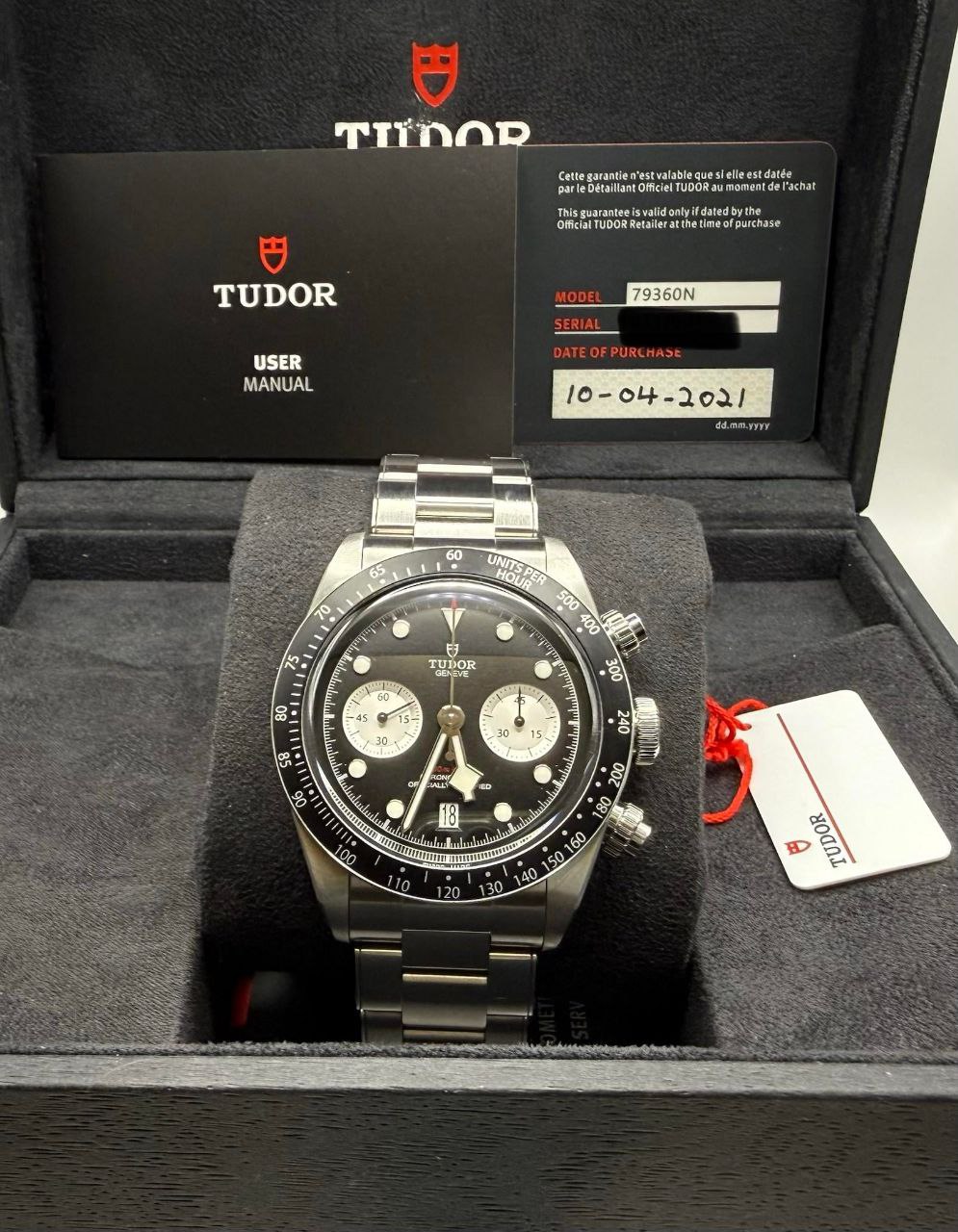 Tudor Black Bay Chrono 79360N Reverse Panda White Dial Steel for sale