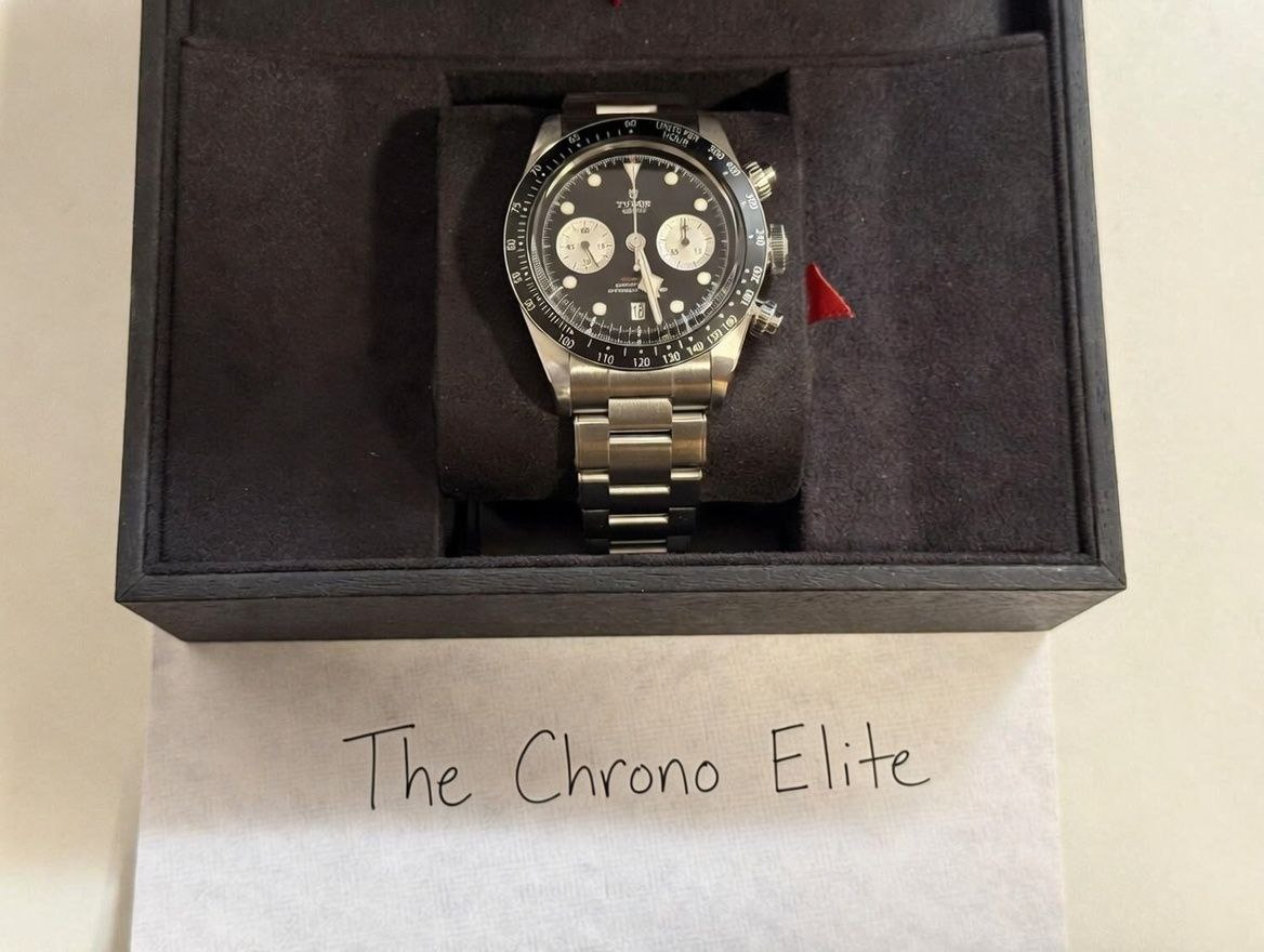 Tudor Black Bay Chrono 79360N Reverse Panda White Dial Steel for sale