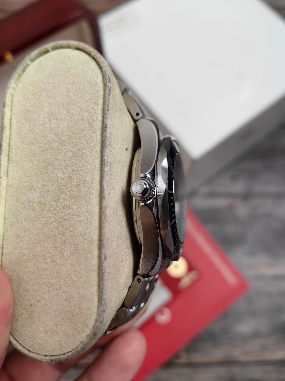 Omega Seamaster 2222.80 Blue Wave Dial 36mm Steel for sale