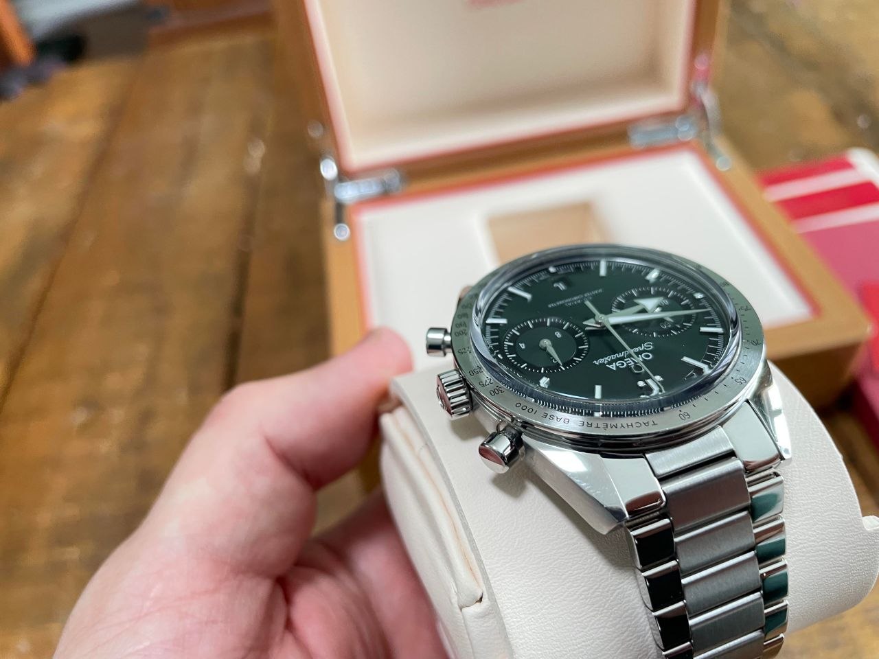 Omega Speedmaster '57 332.10.41.51.10.001 Green Dial 2022 for sale