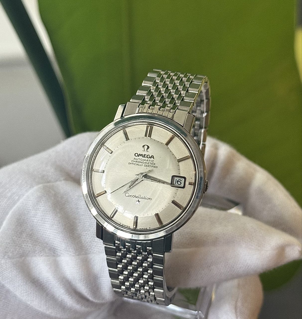 Omega Constellation 168.004 Silver Dial 35mm Steel for sale